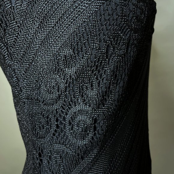 Sassy Black Dress with Lace Design Size Medium - Picture 4 of 14